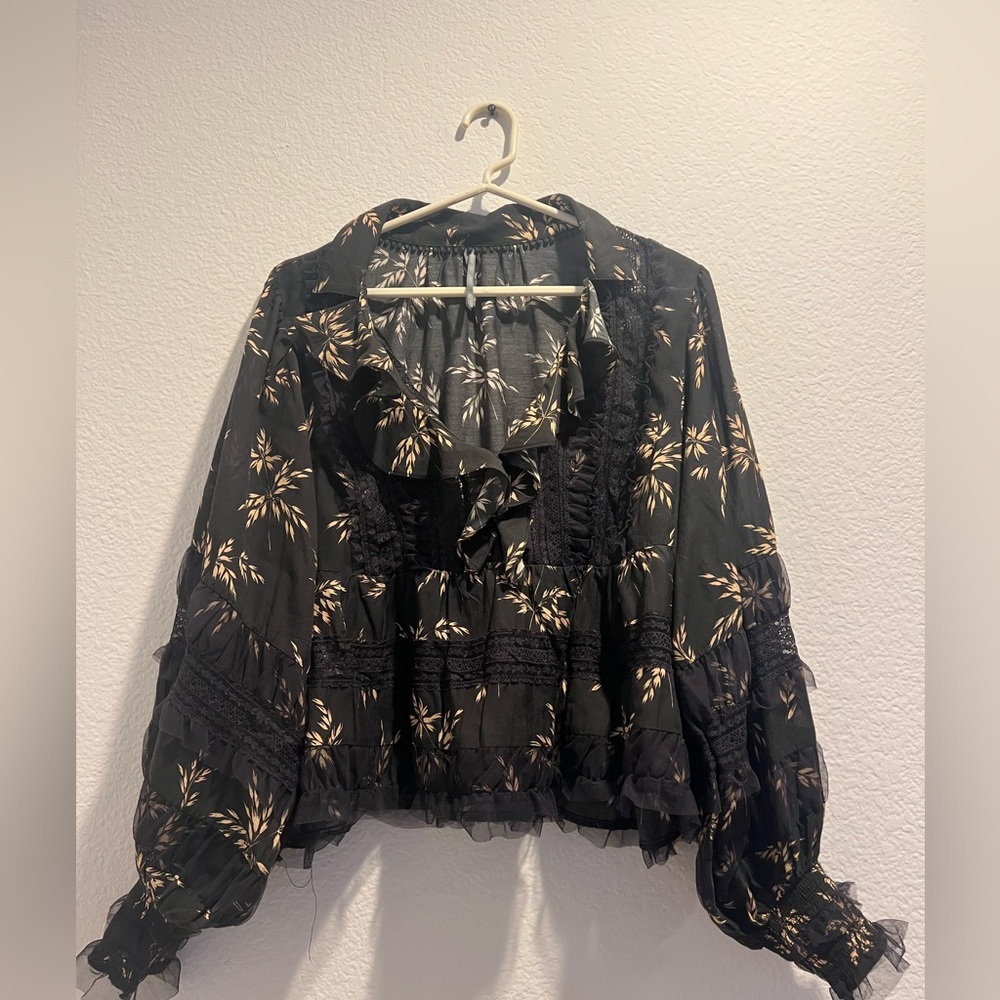 Anthropologie Blouse, size Large